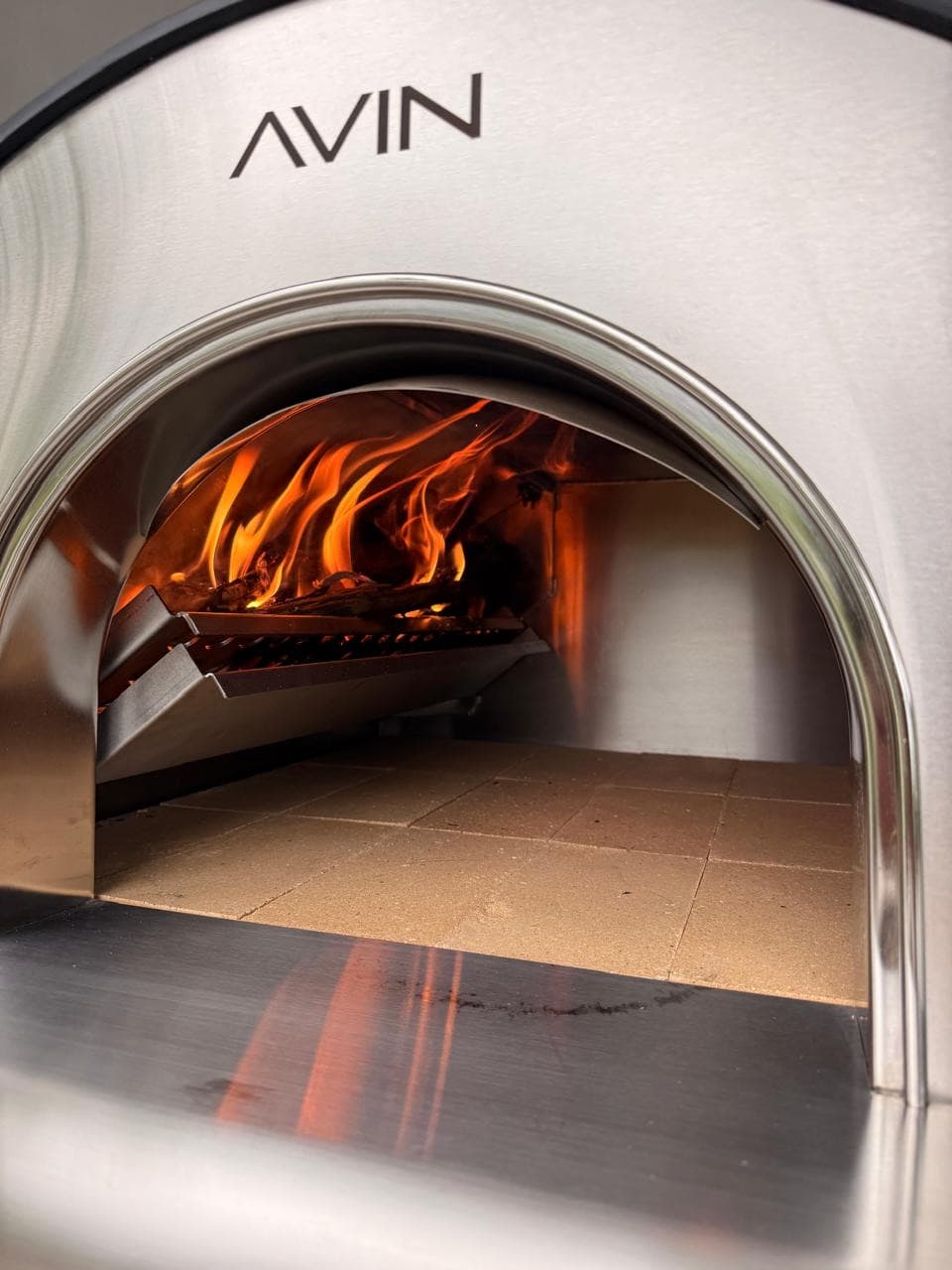 Wood burning inside an AVIN